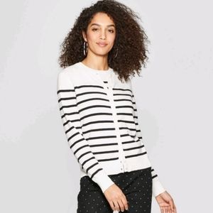 NWT A New Day Striped Cardigan Size Small